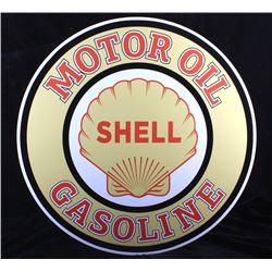Shell Motor Oil Gasoline Advertising Sign