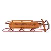 Image 4 : Flexible Flyer Metal and Wood Snow Sled
