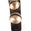 Image 3 : Early Graduated Brass Sleigh Bells With Collar