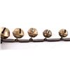 Image 5 : Early Graduated Brass Sleigh Bells With Collar