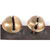 Image 8 : Early Graduated Brass Sleigh Bells With Collar