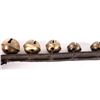 Image 9 : Early Graduated Brass Sleigh Bells With Collar