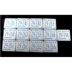 Collection of Montana Special Mobile Plates