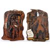 Image 2 : Old Western Carved Plaques Handmade (2)