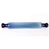 Image 10 : Blown Art Glass Cobalt Blue Striped Rolling Pin