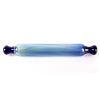Image 1 : Blown Art Glass Cobalt Blue Striped Rolling Pin