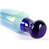 Image 6 : Blown Art Glass Cobalt Blue Striped Rolling Pin