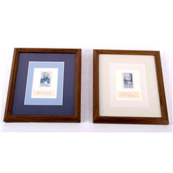 Gen. Robert E Lee & Grant Framed Cigarette Cards