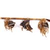 Image 3 : Native American Rawhide Black Feather Dance Wand