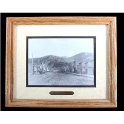1890 Philipsburg Montana Framed Photograph