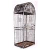 Image 34 : Antique Large Wire And Pressed Steel Bird Cage