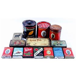 Vintage Tobacco and Cigar Canisters Collection