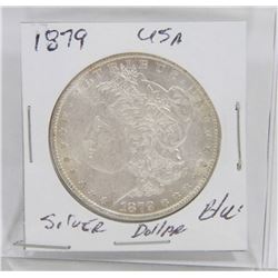 1879 USA SILVER MORGAN DOLLAR
