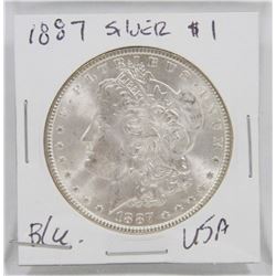 1887 USA SILVER MORGAN DOLLAR