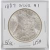 Image 1 : 1887 USA SILVER MORGAN DOLLAR