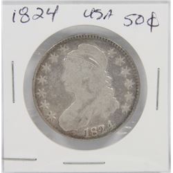 1824 USA SILVER 50¢