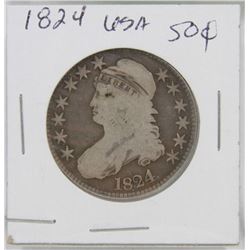 1824 USA SILVER 50¢