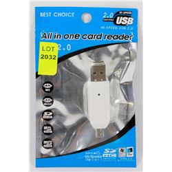 NEW ALL IN ONE CARD READER