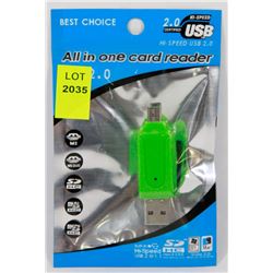 NEW ALL IN ONE CARD READER
