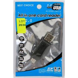 NEW ALL IN ONE CARD READER