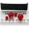 Image 1 : NEW "DOUBLE THE FUN" SPARKLE BALLS STUD EARRINGS