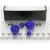 Image 1 : NEW "DOUBLE THE FUN" SPARKLE BALLS STUD EARRINGS
