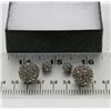 Image 1 : NEW "DOUBLE THE FUN" SPARKLE BALLS STUD EARRINGS