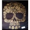 Image 1 : NEW SOFT TOUCH GOLDEN SKULL PILLOW COVER