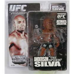 LOT OF 4 UFC FIGURINES INCL ANDERSON SILVA,