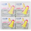 Image 1 : 4 BOXES OF LASER LITE EARPLUGS, 800QTY TOTAL