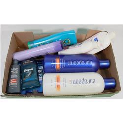 SHAMPOO , DEODORANT FLAT