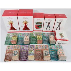 NEW 6 HALLMARK COLLECTIBLE CHRISTMAS TREE