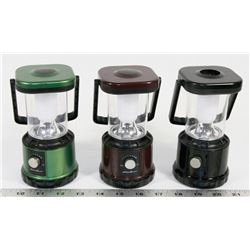 LOT OF 3 EDDIE BAUER 100 LUMEN CAMP LANTERNS