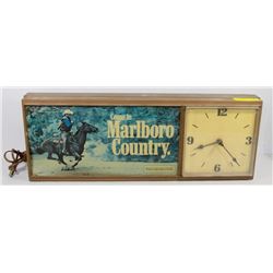 VINTAGE MARLBORO CLOCK LIGHT