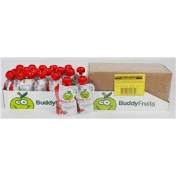 2 CASES OF BUDDY FRUITS PURE BLENDED FRUIT