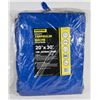 Image 1 : NEW SHOPRO UTILITY TARPAULIN 20' X 30'
