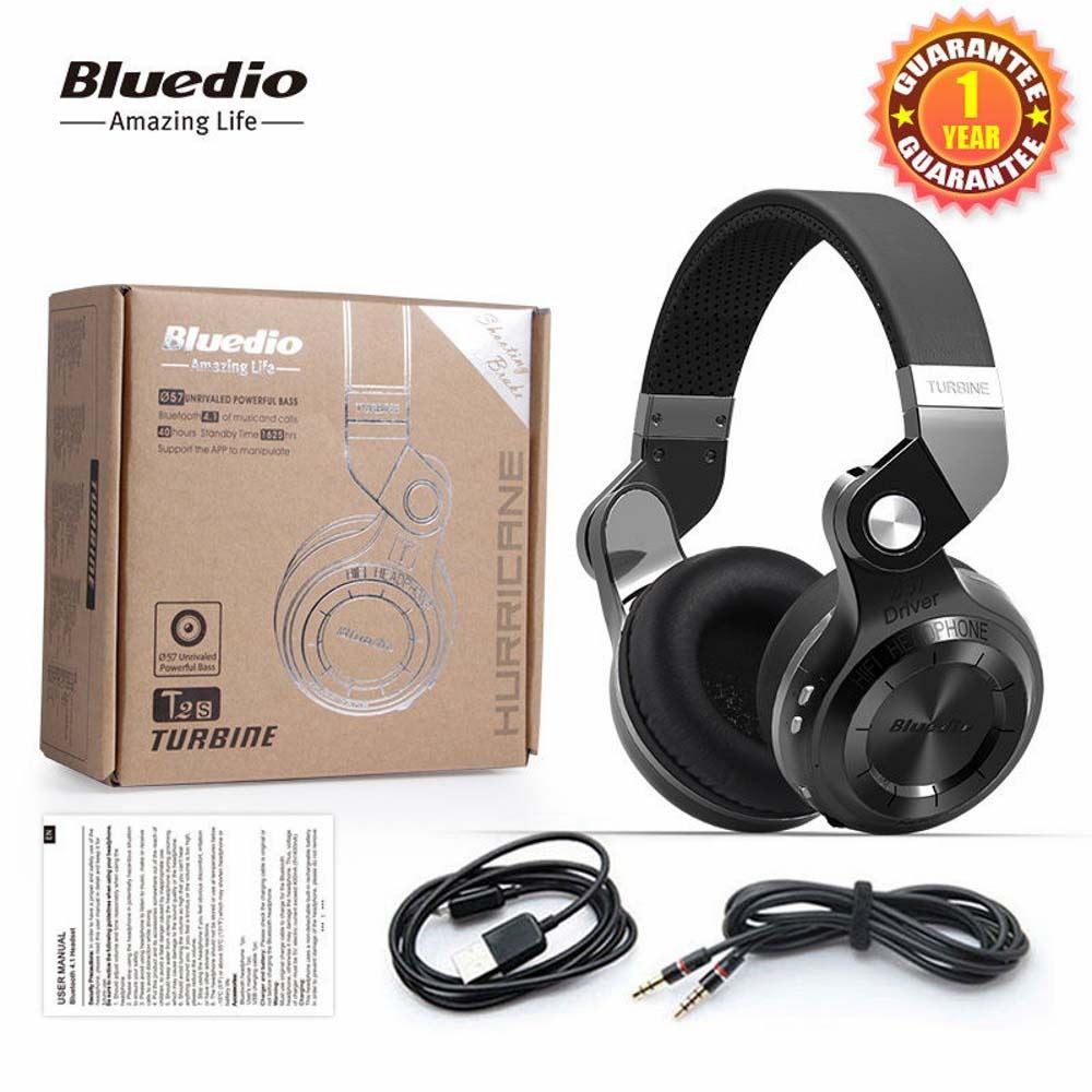 NEW BLUEDIO HURRICANE OVER EAR BLUETOOTH HEADPHONE