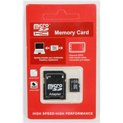NEW 32 GB MICRO SD CARD WITH ADAPTER