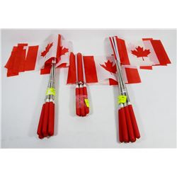 3 BUNDLES OF CANADA DAY FLAGS