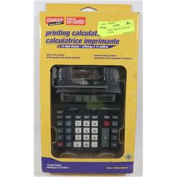 NEW 12-DIGIT DISPLAY PRINTING CALCULATOR,