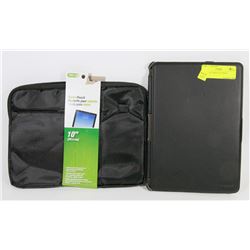 2 TABLET CASES, 10” AND 9”