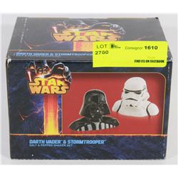 STAR WARS DARTH VADER & STORM TROOPER SALT AND