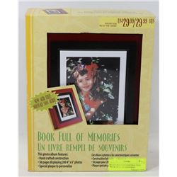 HAND CRAFTED CONSTRUCTION "BOOK FULL OF MEMORIES