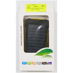20,000MAH WATERPROOF SOLAR POWER BANK - YELLOW