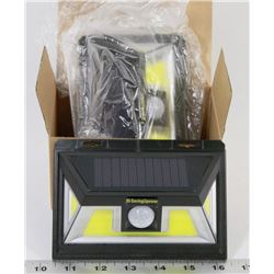 2 SOLAR POWER SECURITY LIGHTS COB LED
