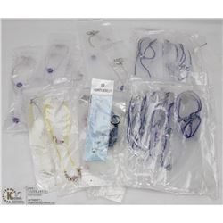 BAG OF ASSORTED FASHION JEWELRY-MOSTLY NECKLACES