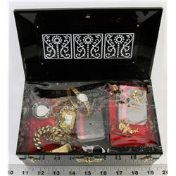 JEWELRY BOX WITH CONTENTS