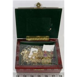 JEWELRY BOX WITH CONTENTS