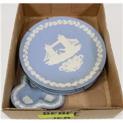 BOX OF WEDGEWOOD PLATES