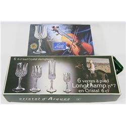 10 CRISTAL D'ARQUES LONGCHAMP NO.& LEAD CRYSTAL